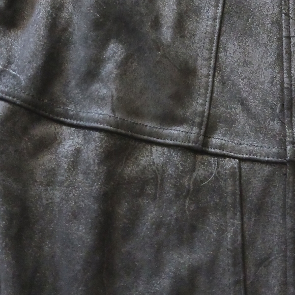 Free people Midnight Vegan Suede Skinny Pants Size Small NWOT - Picture 4 of 6